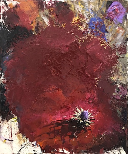 Katrin Brause a.k.a. Heichel: BB XVI, 2019, Öl auf Leinwand, 60 x 50 cm 

